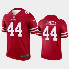 Men's San Francisco 49ers #44 Kyle Juszczyk Scarlet Nike legend color rush Jersey