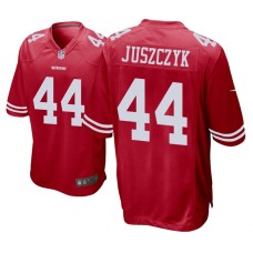 Men's San Francisco 49ers #44 Scarlet Kyle Juszczyk Nike Game Jersey