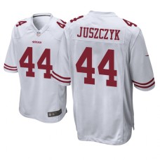 Men's San Francisco 49ers #44 White Kyle Juszczyk Nike Game Jersey