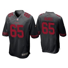 Men's San Francisco 49ers #65 Aaron Banks Black Game Jersey