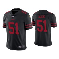 Men's San Francisco 49ers #50 Vapor Limited Alex Mack 49ers Black Jersey