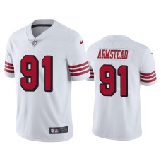 Men's San Francisco 49ers #91 Nike Arik Armstead Men's White Color Rush Limited Jersey