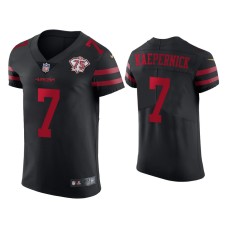 Men's San Francisco 49ers #7 Colin Kaepernick Black 75th Anniversary Jersey