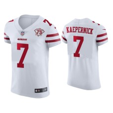 Men's San Francisco 49ers #7 Colin Kaepernick White 75th Anniversary Jersey