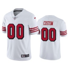 Men's San Francisco 49ers #00 Nike Custom White Color Rush Limited Jersey