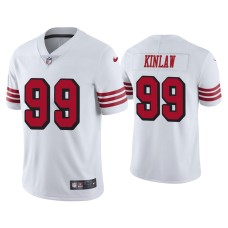 Men's San Francisco 49ers #99 Color Rush Limited Javon Kinlaw White Jersey