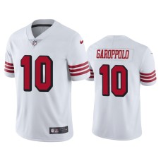 Men's San Francisco 49ers #10 Nike Jimmy Garoppolo White Color Rush Limited Jersey