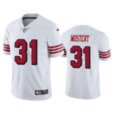 Men's San Francisco 49ers #31 Nike Raheem Mostert White Color Rush Limited Jersey