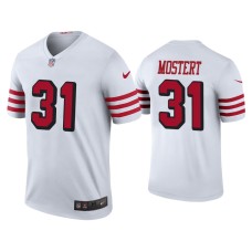 Men's San Francisco 49ers #31 Color Rush Legend Raheem Mostert White Jersey