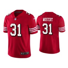 Men's San Francisco 49ers #31 Vapor Untouchable Limited Raheem Mostert Vapor Limited Red Jersey