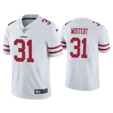 Men's San Francisco 49ers #31 Vapor Untouchable Limited Raheem Mostert Vapor Limited White Jersey