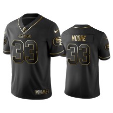 Men's San Francisco 49ers #33 2019 Golden Edition Vapor Untouchable Limited Tarvarius Moore Black Jersey