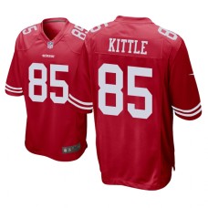 Men's San Francisco 49ers #85 Scarlet George Kittle Nike Game Jersey