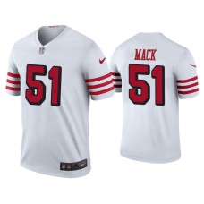 Men's San Francisco 49ers #50 Color Rush Legend Alex Mack White Jersey