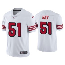 Men's San Francisco 49ers #50 Color Rush Limited Alex Mack White Jersey