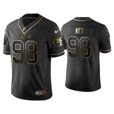 Men's San Francisco 49ers #98 Golden Edition Vapor Limited 49ers Arden Key Black Jersey