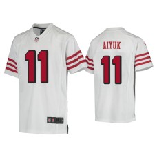 Youth San Francisco 49ers #11 Brandon Aiyuk White Color Rush Game Jersey