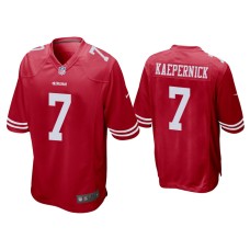 Men's San Francisco 49ers #7 Colin Kaepernick Red Game Jersey