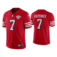 Men's San Francisco 49ers #7 Colin Kaepernick Vapor Limited Scarlet Jersey