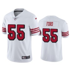 Men's San Francisco 49ers #55 Color Rush Limited Dee Ford White Jersey