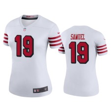 Men's San Francisco 49ers #19 Deebo Samuel White NFL Draft Color Rush Legend Jersey