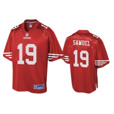 Men's San Francisco 49ers #19 Deebo Samuel Scarlet Pro Line Jersey