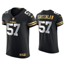 Men's San Francisco 49ers #57 Dre Greenlaw Black Golden Edition Elite Jersey