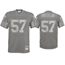 Men's San Francisco 49ers #57 Dre Greenlaw Charcoal Metal Replica Jersey