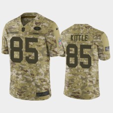 Men's San Francisco 49ers #85 George Kittle Nike Salute to Service Limited Jersey - Camo