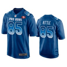 Men's San Francisco 49ers #85 49ers George Kittle NFC Nike Game Royal Jersey - 2019 Pro Bowl