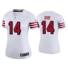 Men's San Francisco 49ers #14 Jalen Hurd White NFL Draft Color Rush Legend Jersey