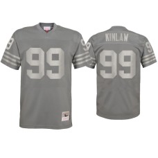 Men's San Francisco 49ers #99 Javon Kinlaw Charcoal Metal Replica Jersey