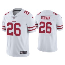 Men's San Francisco 49ers #26 Josh Norman Vapor Limited White Jersey