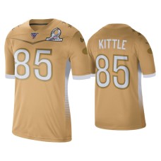 Men's San Francisco 49ers #85 George Kittle 2020 NFC Pro Bowl Game Gold Jersey