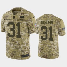 Men's San Francisco 49ers #31 Raheem Mostert Nike Salute to Service Jersey - Camo