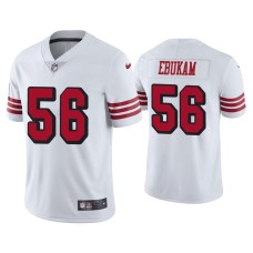 Men's San Francisco 49ers #56 Color Rush Limited Samson Ebukam White Jersey