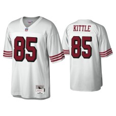 Men's San Francisco 49ers #85 George Kittle White 1994 Legacy Replica Throwback Jersey