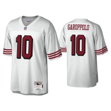 Men's San Francisco 49ers #10 Jimmy Garoppolo White 1994 Legacy Replica Throwback Jersey