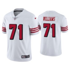 Men's San Francisco 49ers #71 Color Rush Limited Trent Williams White Jersey