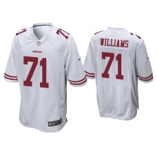 Men's San Francisco 49ers #71 Trent Williams White Game Jersey