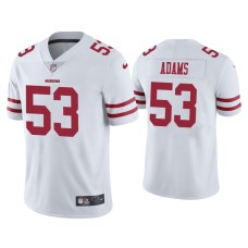 Men's San Francisco 49ers #53 Tyrell Adams Vapor Limited White Jersey