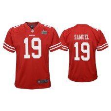 Youth San Francisco 49ers #19 Deebo Samuel Super Bowl LIV Scarlet Game Jersey