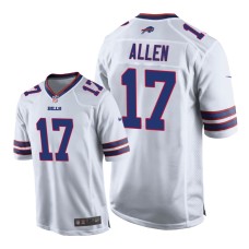 Buffalo Bills #17 White Josh Allen Game Jersey