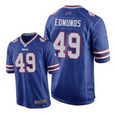 Buffalo Bills #49 Royal Tremaine Edmunds Game Jersey