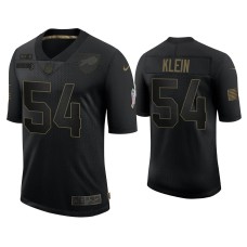 Buffalo Bills #54 A.J. Klein Black 2020 Salute to Service Limited Jersey