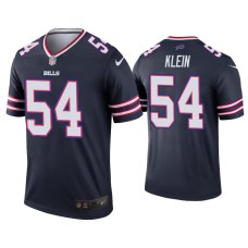 Buffalo Bills #54 A.J. Klein Navy Inverted Legend Jersey