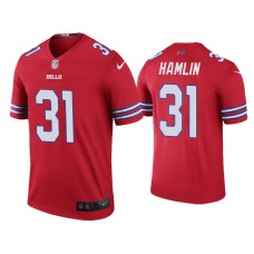 Buffalo Bills #31 Color Rush Legend Damar Hamlin Red Jersey