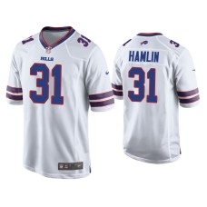 Buffalo Bills #31 Damar Hamlin White Game Jersey