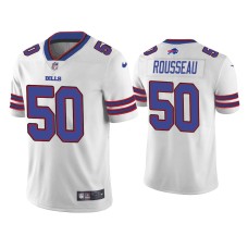 Buffalo Bills #50 Gregory Rousseau Vapor Limited White Jersey