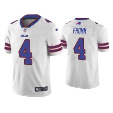 Buffalo Bills #4 Jake Fromm Vapor Limited White Jersey